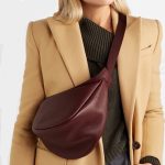 Half Moon Leather Chest Bag