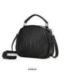 Knitted Series: Versatile Genuine leather Shoulder Bag